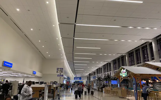 Inside Terminal 1 at Fort Lauderdale-Hollywood International Airport