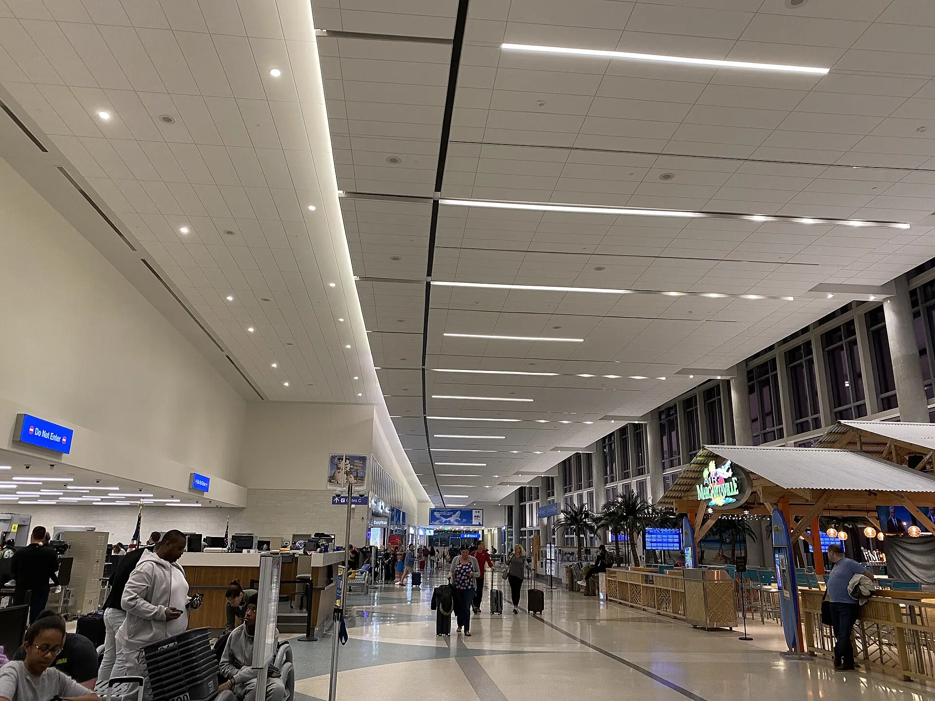Inside Terminal 1 at Fort Lauderdale-Hollywood International Airport